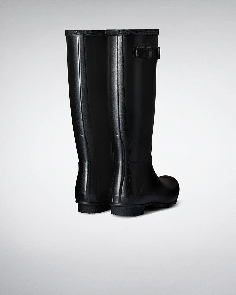 Womens Hunter Tall Rain Boots Black - Norris Field - 5678104-VT